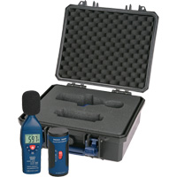 Ensemble de sonom&egrave;tre et calibrateur, Gamme de mesure 30 - 130 dB Cam Industrial