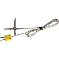 Type K Air Oven/Freezer Thermocouple Probe, 200 °C (392°F) Max. Temp. IC755 | Cam Industrial