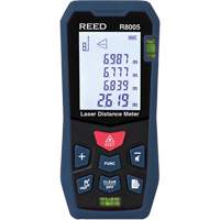 Laser Distance Meter, 0' - 164' (0 m - 50 m) Range, Digital (Electronic) Cam Industrial