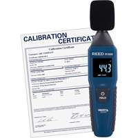 Sonom&egrave;tre Bluetooth Smart Series avec certificat de calibration, Gamme de mesure 30 - 130 dB Cam Industrial