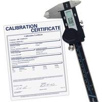 6" (150 mm) Digital Caliper with Traceable Calibration Certificate, 0.0005" (0.01 mm) Resolution, 0" - 6" (0 mm - 150 mm) Range Cam Industrial