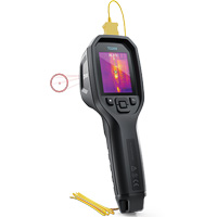 Cam&eacute;ra d'imagerie thermique IR 24:1 avec laser Bullseye et thermocouple de type K, 160 x 120 pixels, -10° - 45°C (14° - 113°F), 70 mK Cam Industrial