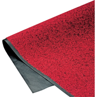 Tapis ColorStar, Essuie-pieds, 3' x 5' x 3/8", Rouge/noir Cam Industrial