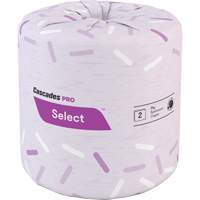 Papier hygi&eacute;nique Pro Select, 2 Pli, 500 Feuilles/Rouleu, Blanc Cam Industrial