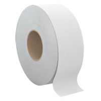 Pro Select&reg; Toilet Paper, Jumbo Roll, 2 Ply, 900' Length, White Cam Industrial