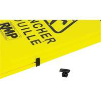 Safety Wet Floor Sign, Bilingual with Pictogram Cam Industrial