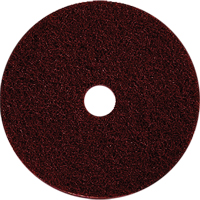 Floor Maintenance Pads, 17", Stripping, Brown Cam Industrial