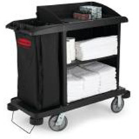 Executive Compact Housekeeping Cart Cam Industrial