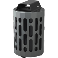 2020 Stingray Waste Receptacles, Metal, 42 US gal. Cam Industrial