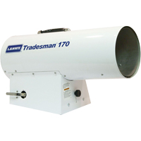Tradesman&reg; Forced Air Heater, Fan, Propane, 170,000 BTU/H Cam Industrial
