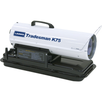 Tradesman<sup>®</sup> Forced Air Heater, Fan, Kerosene, 75,000 BTU/H JG957 | Cam Industrial