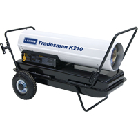 Tradesman<sup>®</sup> Forced Air Heater, Fan, Kerosene, 210,000 BTU/H JG960 | Cam Industrial