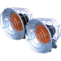 Sun Blast<sup>®</sup> Double Tank-Top Heater, Radiant Heat, Propane, 30000 BTU/H JG967 | Cam Industrial