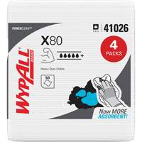 X80 Wipers, Heavy-Duty, 12-1/2" L x 12" W Cam Industrial