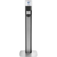 Messenger ES6 Silver Panel Floor Stand with Dispenser Cam Industrial