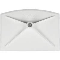 Food Hygiene Scraper, White, 8" W x 11-1/4" L Cam Industrial