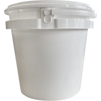 Seau avec couvercle, Plastique, 2,3 gal. Cam Industrial