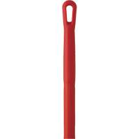 Handle, Broom/Scraper/Squeegee, Red, Ergonomic, 59" L Cam Industrial