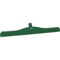 Double Blade Ultra Hygiene Squeegee, 24", Green Cam Industrial