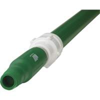 Deck Scrub Handle, Brush/Pad Holder, Green, Telescopic, 62"-113" L Cam Industrial