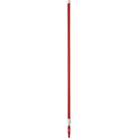 Deck Scrub Handle, Brush/Pad Holder, Red, Telescopic, 62"-113" L Cam Industrial
