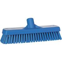 Brosse &agrave; r&eacute;curer pour planchers et murs, Crins Ferme, 12", Polyester, Bleu Cam Industrial