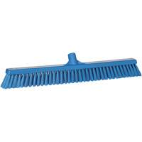 Balai-brosse &agrave; soies combin&eacute;es, Crins Cors&eacute;/Fin, 24", Polyester, Bleu Cam Industrial