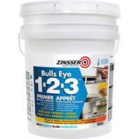 Appr&ecirc;t &agrave; base d'eau Bulls Eye 1-2-3, 18,9 L, Seau, Blanc Cam Industrial