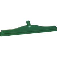 Double Blade Ultra Hygiene Squeegee, 20", Green Cam Industrial