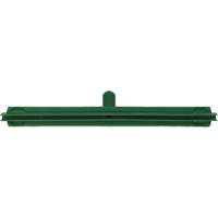 Double Blade Ultra Hygiene Squeegee, 20", Green Cam Industrial