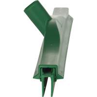 Double Blade Ultra Hygiene Squeegee, 20", Green Cam Industrial