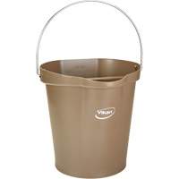 Food Hygiene Bucket, Brown, 3 US gal. Cam Industrial