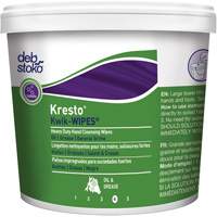 Serviettes Kresto Kwik-Wipes, 130 lingettes, 12" x 10" Cam Industrial