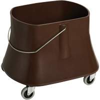 Seau pour vadrouille Champ, Capacit&eacute; de 10 gal. US (40 pintes), Brun Cam Industrial
