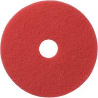 Floor Pads, 12", Buffing, Red Cam Industrial
