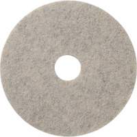 Combo Floor Pads, 19", Buffing/Burnishing, Beige Cam Industrial