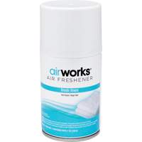 AirWorks&reg; Metered Air Fresheners, Fresh Linen, Aerosol Can Cam Industrial