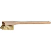 Brosse &agrave; chaudron &agrave; manche long, 20" l, Soies Tampico, Beige Cam Industrial