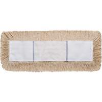 Dust Mop, Slip On Style, Cotton, 24" L x 5" W Cam Industrial