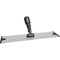 Microfiber Hook & Loop Dust Mop Frame, 18", Aluminum Cam Industrial
