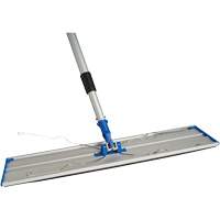 Static Attack Dust Mop Frame & Telescopic Handle, 24", Aluminum Cam Industrial