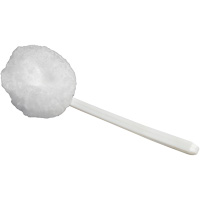 Bowl Swab Cleaning Brush, 12" L, Acrylic Bristles, White Cam Industrial
