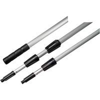 3-Piece Extension Handle, Aluminum, Telescopic, Threaded Taper Tip, 1" Diameter, 360" Length Cam Industrial