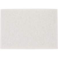 Tampon pour planchers TopLine Speed, 14" x 20", Lustrage/Nettoyage/Polissage, Blanc Cam Industrial