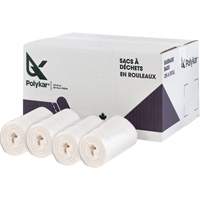 High Density Garbage Bags, Utility, 22" W x 20" L, 8 microns, Frosted, 23 L (6 Gal.) Capacity Cam Industrial