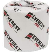 Everest Pro Toilet Paper, 1 Ply, 1000 Sheets/Roll, 250' Length, White Cam Industrial