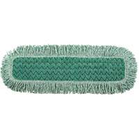 Hygen Fringed Dust Pad, Hook and Loop Style, Microfibre, 27-1/2" L x 9" W Cam Industrial