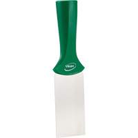 Grattoir en acier inoxydable avec poign&eacute;e montable sur manche, Vert, 2" la x 8" lo Cam Industrial
