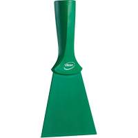 Grattoir en nylon avec poign&eacute;e filet&eacute;e, Vert, 4" la x 8" lo Cam Industrial