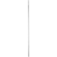 Light-Duty Handle, Broom/Scraper/Squeegee, White, Standard, 51" L Cam Industrial
